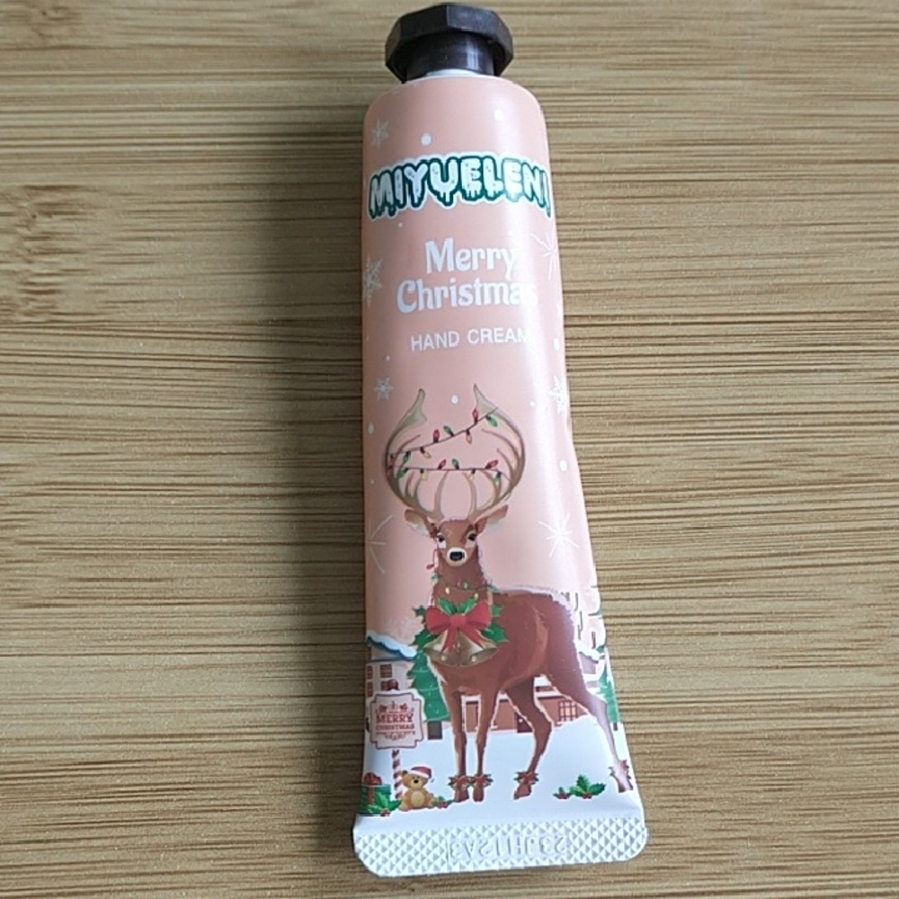 Miyvelen Merry Christmas Hand Cream - Pink Holiday Reindeer 30g